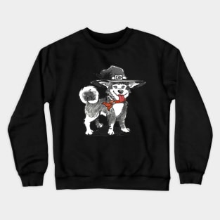 Witchy Husky Crewneck Sweatshirt